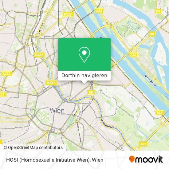 HOSI (Homosexuelle Initiative Wien) Karte