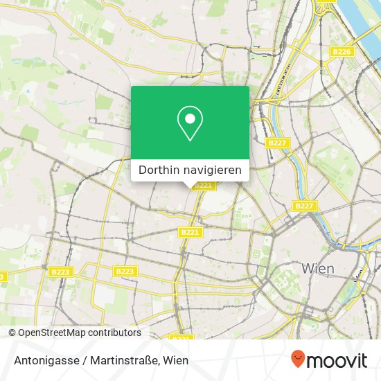 Antonigasse / Martinstraße Karte