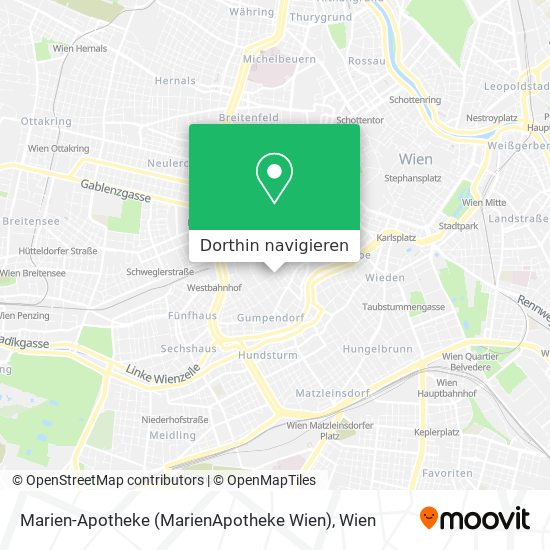 Marien-Apotheke (MarienApotheke Wien) Karte