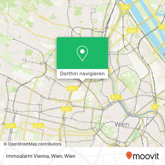 Immoalarm Vienna, Wien Karte