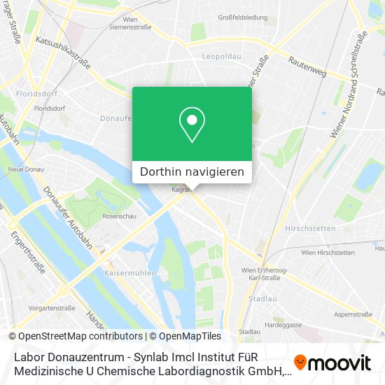 Labor Donauzentrum - Synlab Imcl Institut FüR Medizinische U Chemische Labordiagnostik GmbH Karte