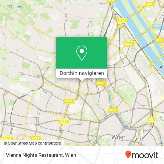 Vienna Nights Restaurant Karte