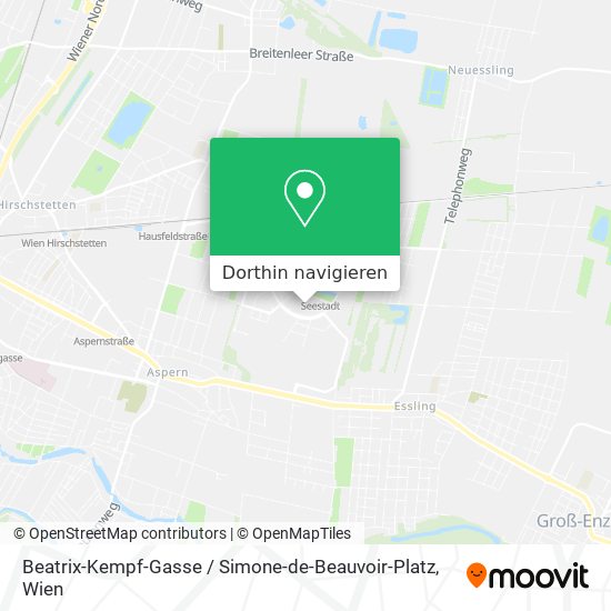 Beatrix-Kempf-Gasse / Simone-de-Beauvoir-Platz Karte