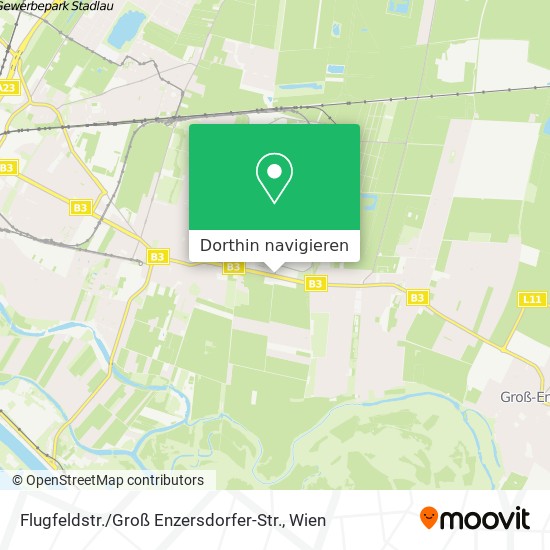 Flugfeldstr. / Groß Enzersdorfer-Str. Karte