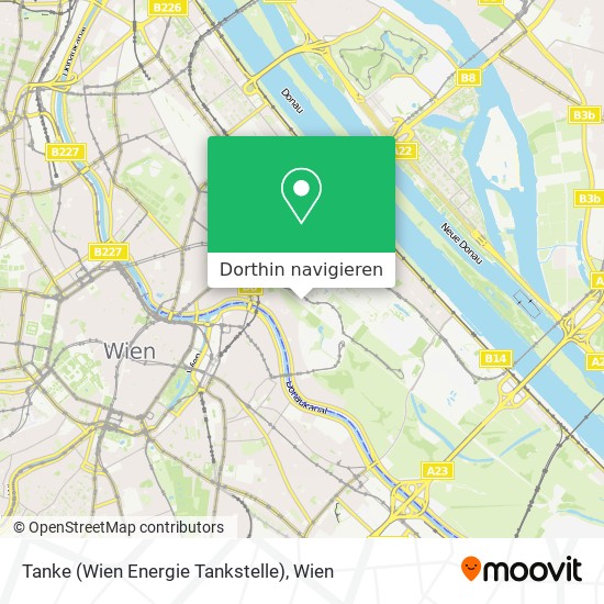 Tanke (Wien Energie Tankstelle) Karte