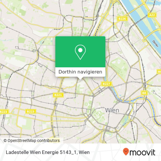 Ladestelle Wien Energie 5143_1 Karte
