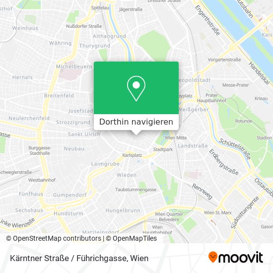 Kärntner Straße / Führichgasse Karte