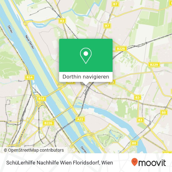 SchüLerhilfe Nachhilfe Wien Floridsdorf Karte