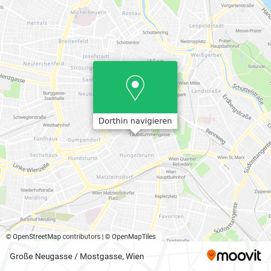 Große Neugasse / Mostgasse Karte