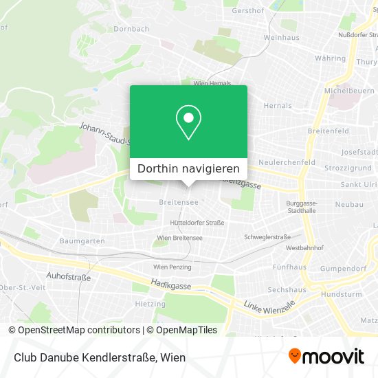 Club Danube Kendlerstraße Karte
