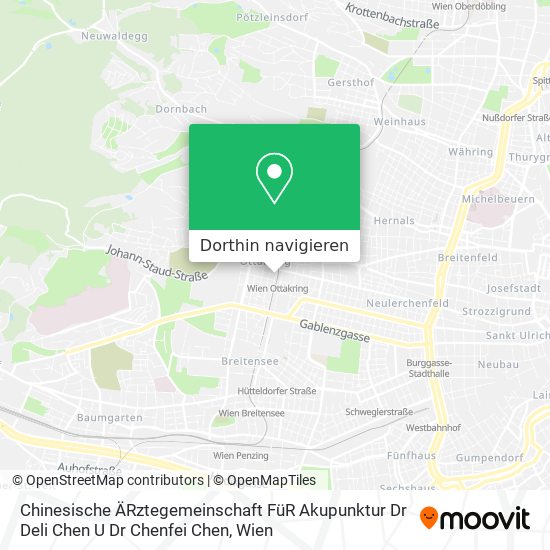 Chinesische ÄRztegemeinschaft FüR Akupunktur Dr Deli Chen U Dr Chenfei Chen Karte