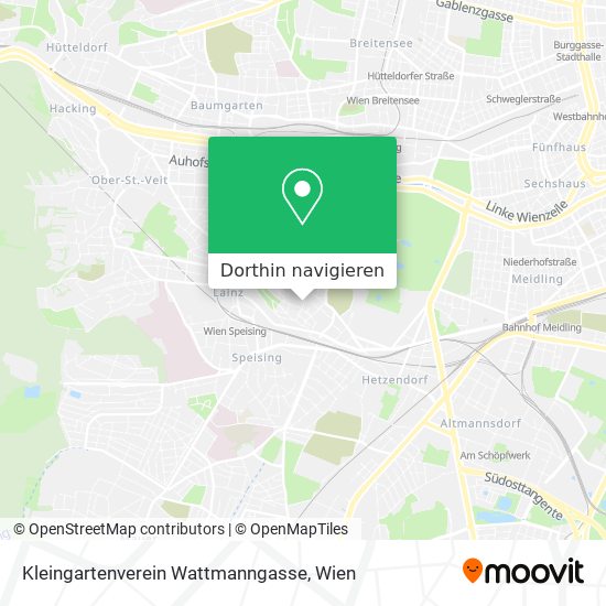 Kleingartenverein Wattmanngasse Karte