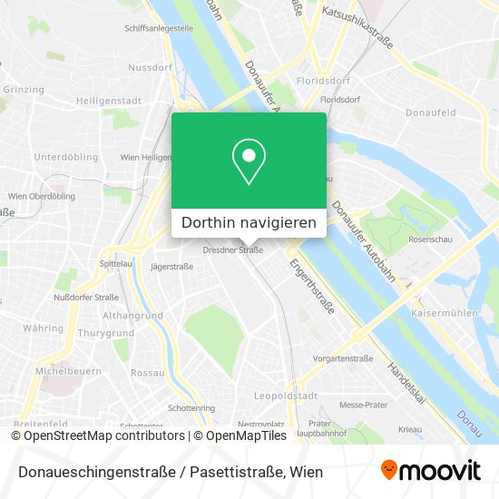 Donaueschingenstraße / Pasettistraße Karte