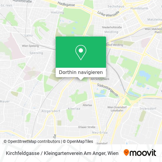 Kirchfeldgasse / Kleingartenverein Am Anger Karte