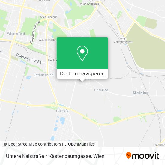 Untere Kaistraße / Kästenbaumgasse Karte