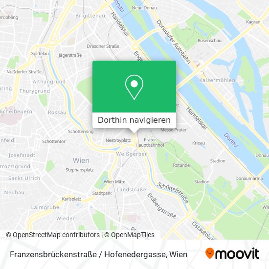 Franzensbrückenstraße / Hofenedergasse Karte