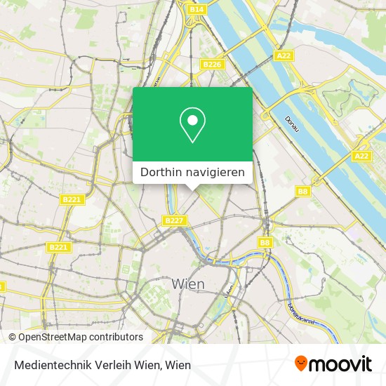 Medientechnik Verleih Wien Karte