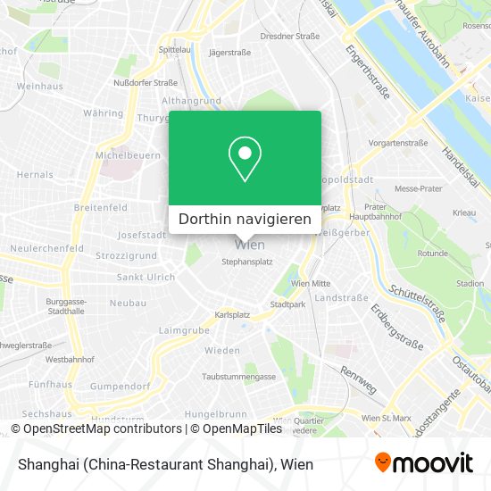 Shanghai (China-Restaurant Shanghai) Karte