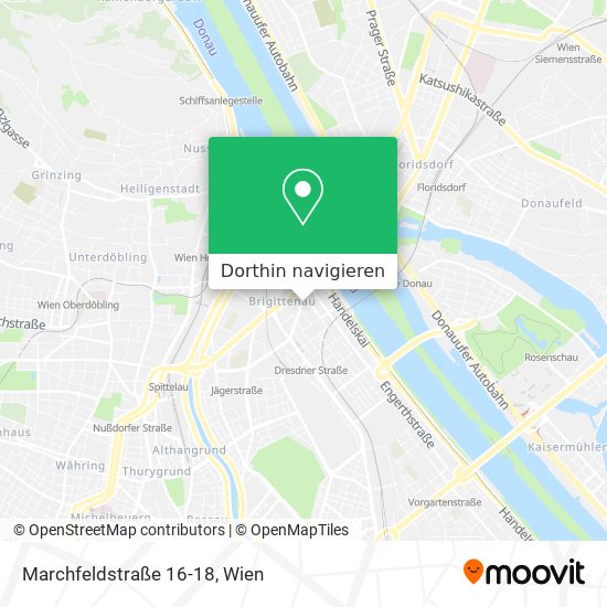 Marchfeldstraße 16-18 Karte