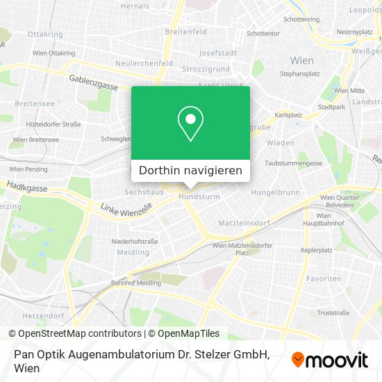 Pan Optik Augenambulatorium Dr. Stelzer GmbH Karte