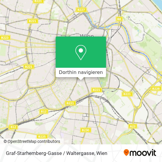 Graf-Starhemberg-Gasse / Waltergasse Karte