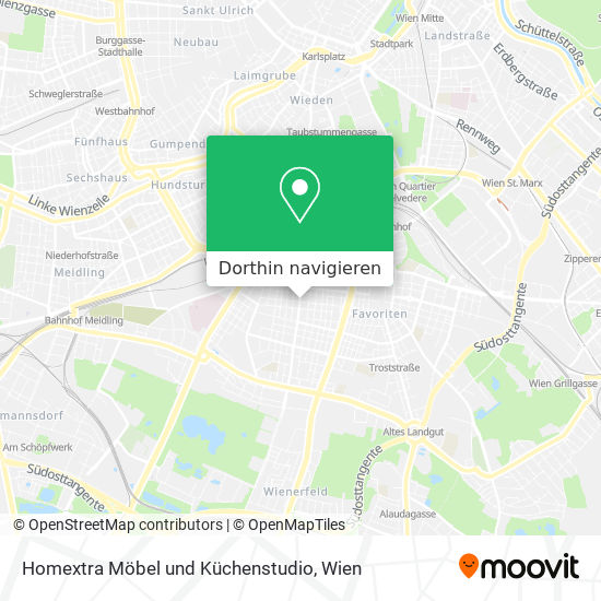 Homextra Möbel und Küchenstudio Karte