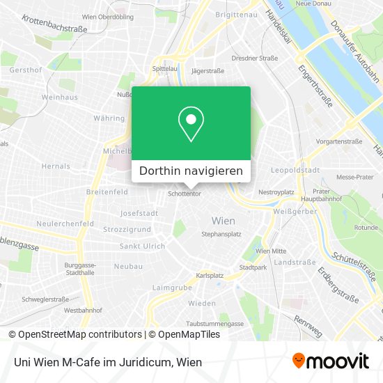 Uni Wien M-Cafe im Juridicum Karte