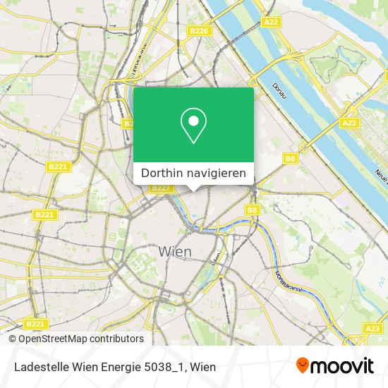 Ladestelle Wien Energie 5038_1 Karte