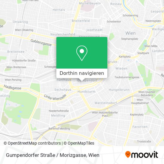 Gumpendorfer Straße / Morizgasse Karte