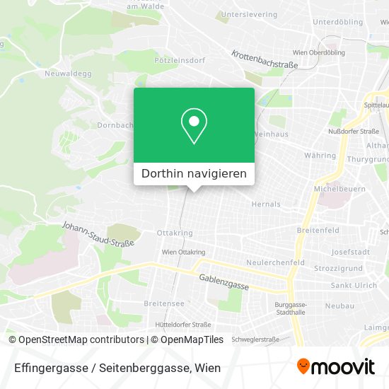 Effingergasse / Seitenberggasse Karte