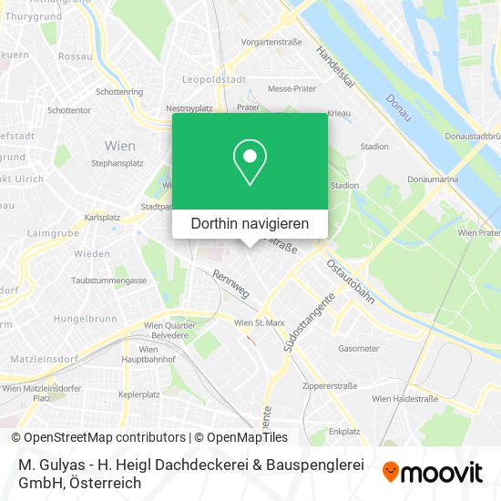 M. Gulyas - H. Heigl Dachdeckerei & Bauspenglerei GmbH Karte