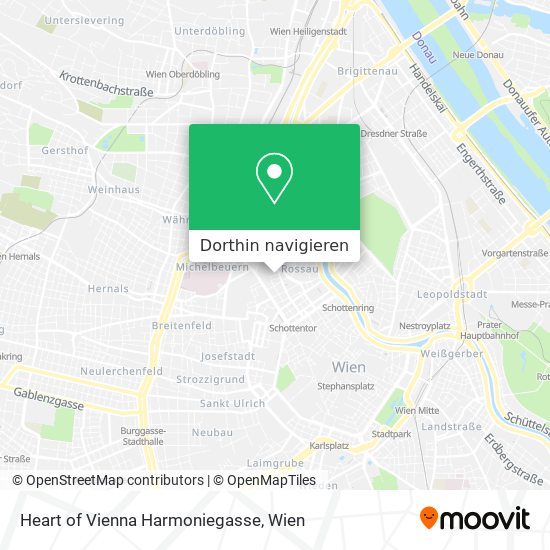 Heart of Vienna Harmoniegasse Karte
