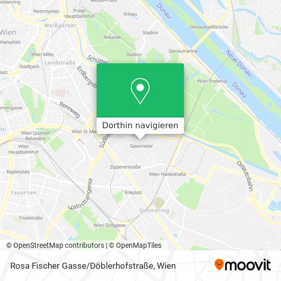 Rosa Fischer Gasse / Döblerhofstraße Karte
