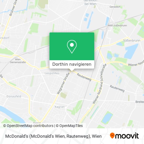 McDonald's (McDonald's Wien, Rautenweg) Karte