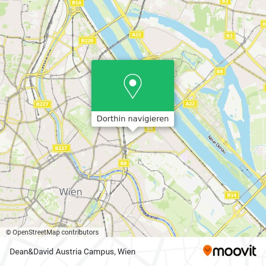 Dean&David Austria Campus Karte