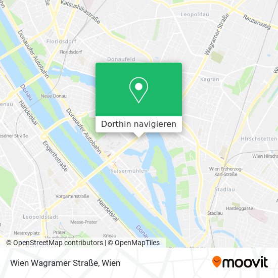 Wien Wagramer Straße Karte
