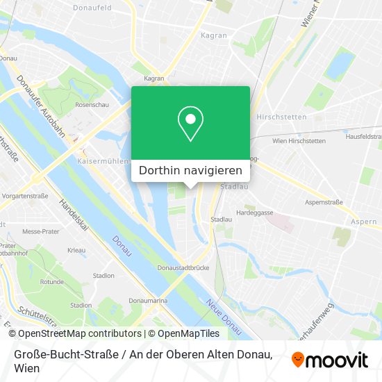 Große-Bucht-Straße / An der Oberen Alten Donau Karte