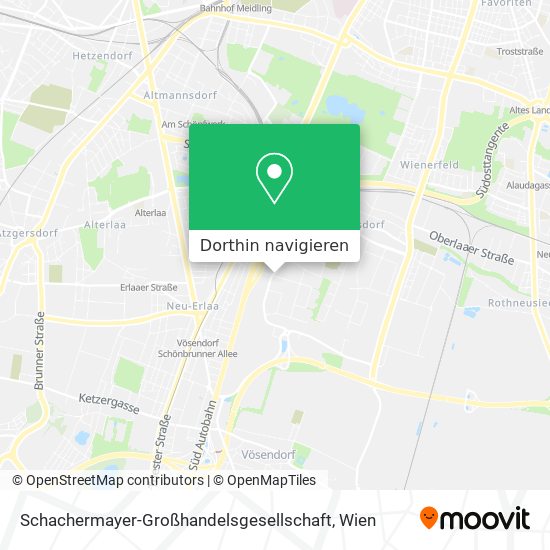 Schachermayer-Großhandelsgesellschaft Karte
