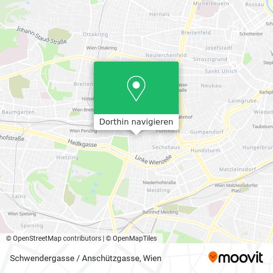 Schwendergasse / Anschützgasse Karte