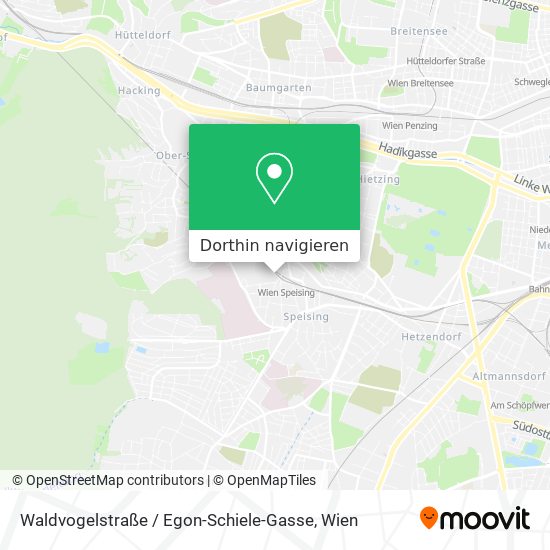 Waldvogelstraße / Egon-Schiele-Gasse Karte