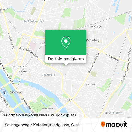 Satzingerweg / Kefedergrundgasse Karte