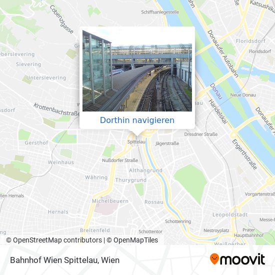 Bahnhof Wien Spittelau Karte
