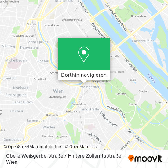 Obere Weißgerberstraße / Hintere Zollamtsstraße Karte