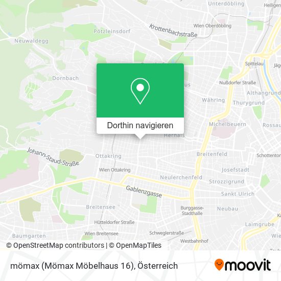 mömax (Mömax Möbelhaus 16) Karte
