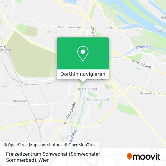Freizeitzentrum Schwechat (Schwechater Sommerbad) Karte