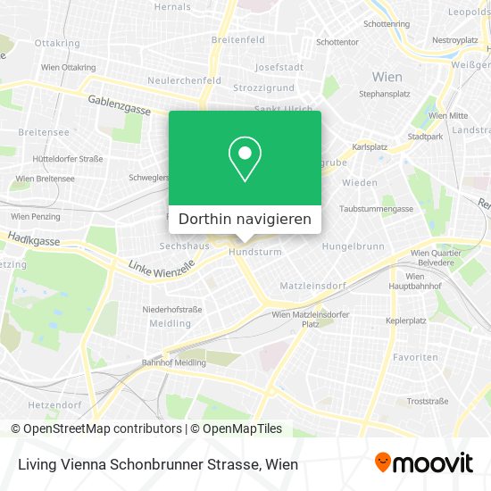 Living Vienna Schonbrunner Strasse Karte