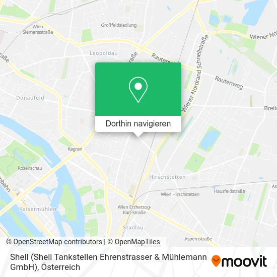 Shell (Shell Tankstellen Ehrenstrasser & Mühlemann GmbH) Karte