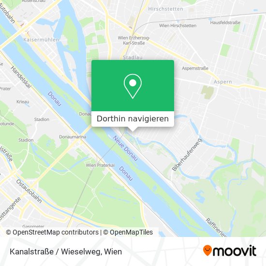 Kanalstraße / Wieselweg Karte