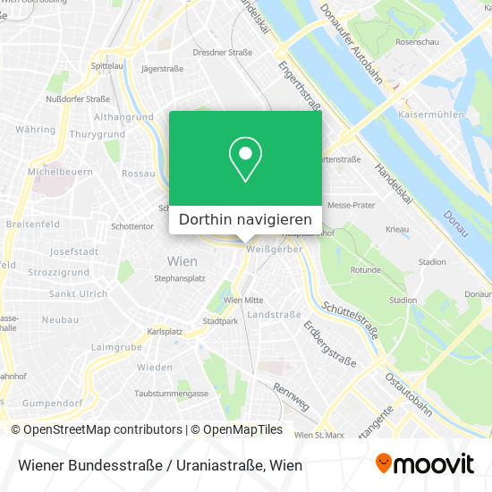 Wiener Bundesstraße / Uraniastraße Karte