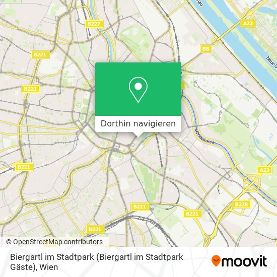 Biergartl im Stadtpark Karte